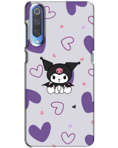 Чохол для Xiaomi Mi 9 з картинкою «Kuromi та лавандові серця»