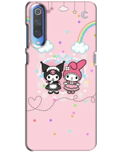 Чохол для Xiaomi Mi 9 з картинкою «My Melody та Kuromi»