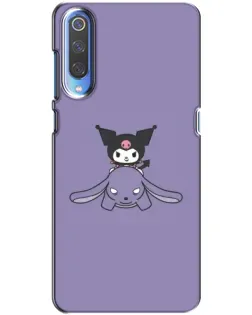 Чохол для Xiaomi Mi 9 з картинкою «Kuromi на ліловому фоні»