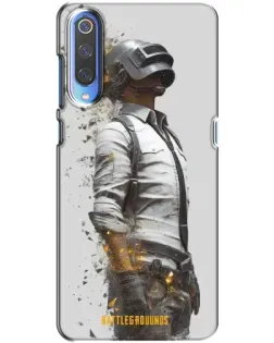 Чохол для Xiaomi Mi 9 з картинкою «PUBG — боєць у пилу»