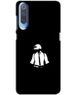 Чохол для Xiaomi Mi 9 з картинкою «PUBG — білий шолом»