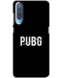 Чохол для Xiaomi Mi 9 з картинкою «PUBG — білий логотип»