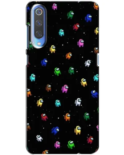 Чехол для Xiaomi Mi 9 с картинкой «Экипаж Among Us»
