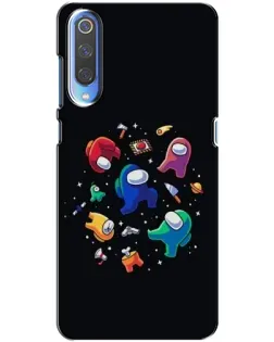 Чехол для Xiaomi Mi 9 с картинкой «Among Us космос» Чехол для Xiaomi Mi 9 с картинкой «Among Us космос»