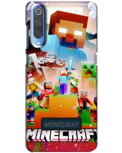 Чохол для Xiaomi Mi 9 з картинкою «Minecraft герої гри» Чохол для Xiaomi Mi 9 з картинкою «Minecraft герої гри»