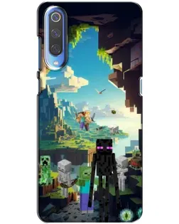 Чохол для Xiaomi Mi 9 з картинкою «Ендермен у лісі»
