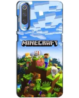 Чохол для Xiaomi Mi 9 з картинкою «Minecraft класичний світ»