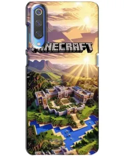 Чохол для Xiaomi Mi 9 з картинкою «Minecraft панорама»