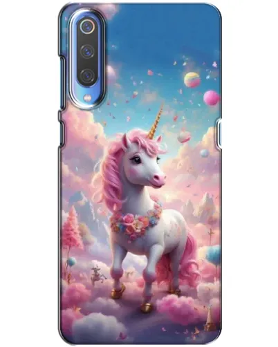 Чехол для Xiaomi Mi 9 с картинкой «Единорог среди облаков»