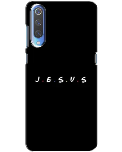 Чехол для Xiaomi Mi 9 с картинкой «Точки веры J.E.S.U.S.»