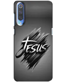Чехол для Xiaomi Mi 9 с картинкой «Надпись Jesus Graffiti»