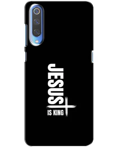 Чехол для Xiaomi Mi 9 с картинкой «Вертикаль веры Jesus»