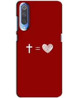 Чехол для Xiaomi Mi 9 с картинкой «Уравнение любви»