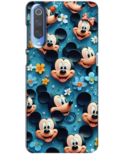 Чехол для Xiaomi Mi 9 с картинкой «Паттерн Микки и Минни»