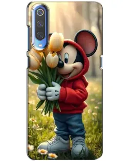 Чехол для Xiaomi Mi 9 с картинкой «Микки с тюльпанами» Чехол для Xiaomi Mi 9 с картинкой «Микки с тюльпанами»