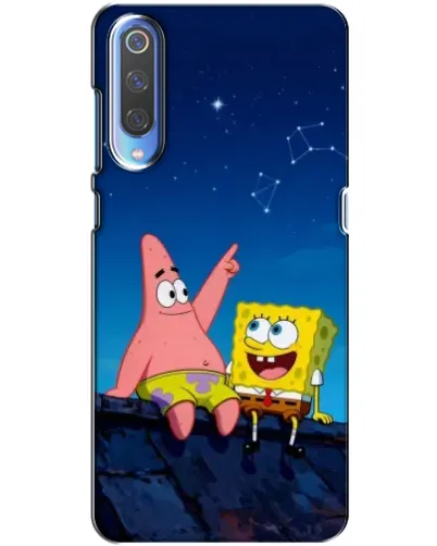 Чехол для Xiaomi Mi 9 с картинкой «Губка Боб и Патрик ночью» Чехол для Xiaomi Mi 9 с картинкой «Губка Боб и Патрик ночью»