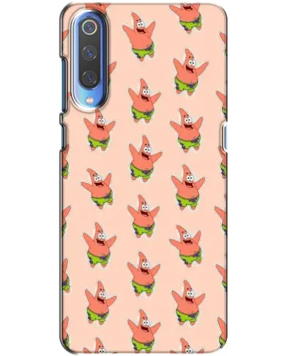 Чехол для Xiaomi Mi 9 с картинкой «Патрик Стар паттерн» Чехол для Xiaomi Mi 9 с картинкой «Патрик Стар паттерн»