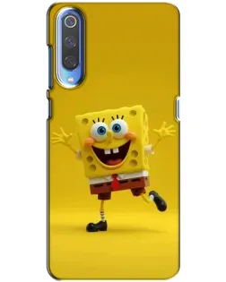 Чехол для Xiaomi Mi 9 с картинкой «Позитивный Губка Боб»
