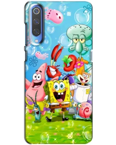 Чехол для Xiaomi Mi 9 с картинкой «Губка Боб и друзья» Чехол для Xiaomi Mi 9 с картинкой «Губка Боб и друзья»