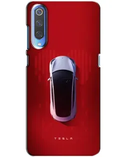 Чохол для Xiaomi Mi 9 з картинкою «Tesla Top View»