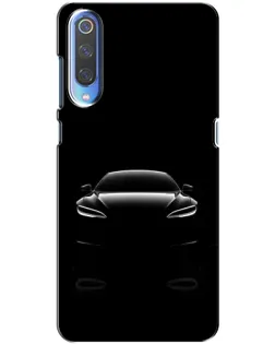 Чохол для Xiaomi Mi 9 з картинкою «Силует Tesla Night»