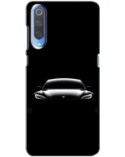 Чохол для Xiaomi Mi 9 з картинкою «Фари Tesla Night»