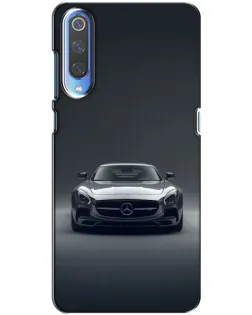 Чехол для Xiaomi Mi 9 с картинкой «Mercedes на черном»
