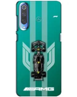 Чехол для Xiaomi Mi 9 с картинкой «Mercedes AMG Petronas»