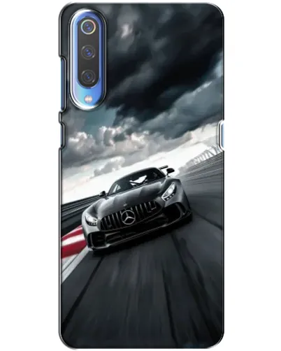 Чехол для Xiaomi Mi 9 с картинкой «Гоночный Mercedes AMG»