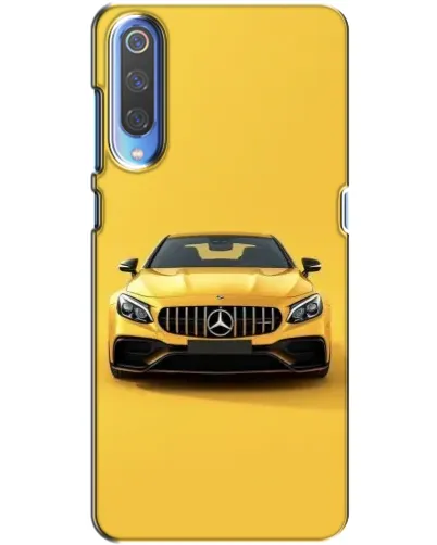 Чехол для Xiaomi Mi 9 с картинкой «Желтый Mercedes GT»
