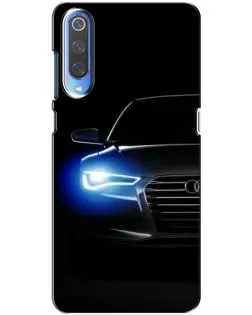 Чохол для Xiaomi Mi 9 з картинкою «Неоновий погляд Audi»