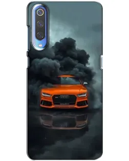 Чохол для Xiaomi Mi 9 з картинкою «Audi у хмарах диму»