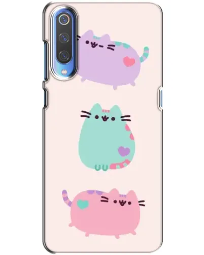 Чохол для Xiaomi Mi 9 з картинкою «Pusheen тріо» Чохол для Xiaomi Mi 9 з картинкою «Pusheen тріо»