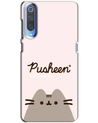 Чохол для Xiaomi Mi 9 з картинкою «Pusheen логотип» Чохол для Xiaomi Mi 9 з картинкою «Pusheen логотип»