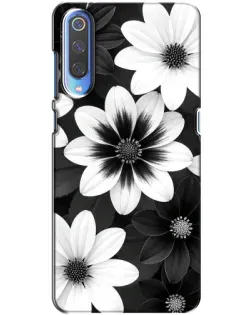Чохол для Xiaomi Mi 9 з картинкою «Монохромні айстри» Чохол для Xiaomi Mi 9 з картинкою «Монохромні айстри»