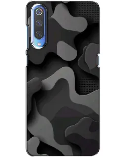 Чехол для Xiaomi Mi 9 с картинкой «Темный абстрактный камуфляж» Чехол для Xiaomi Mi 9 с картинкой «Темный абстрактный камуфляж»