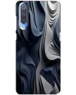 Чехол для Xiaomi Mi 9 с картинкой «Объемные синие складки» Чехол для Xiaomi Mi 9 с картинкой «Объемные синие складки»
