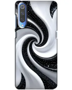 Чехол для Xiaomi Mi 9 с картинкой «Черно-белая спираль» Чехол для Xiaomi Mi 9 с картинкой «Черно-белая спираль»