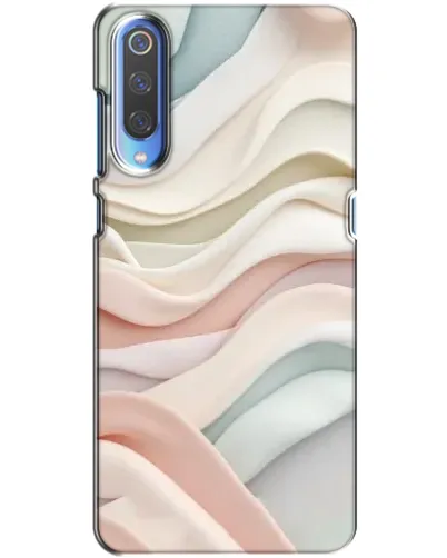 Чехол для Xiaomi Mi 9 с картинкой «Пастельные нежные волны»
