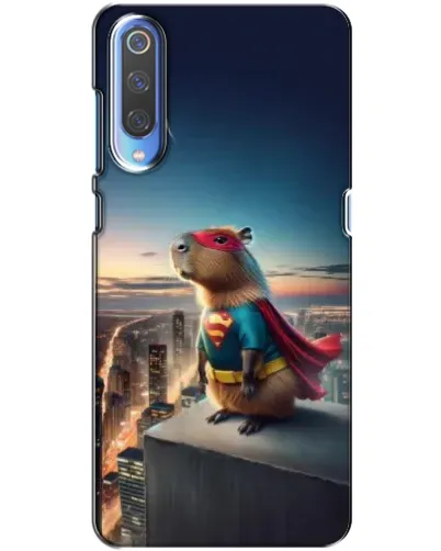 Чехол для Xiaomi Mi 9 с картинкой «Капи-мен супергерой»