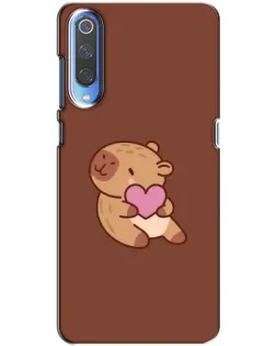 Чохол для Xiaomi Mi 9 з картинкою «Капібара з серцем» Чохол для Xiaomi Mi 9 з картинкою «Капібара з серцем»