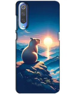 Чохол для Xiaomi Mi 9 з картинкою «Захід сонця з капібарою» Чохол для Xiaomi Mi 9 з картинкою «Захід сонця з капібарою»