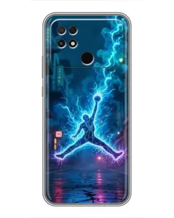 Чохол для Xiaomi POCO C40 з картинкою «Jordan Gold Jumpman»