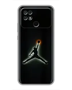 Чохол для Xiaomi POCO C40 з картинкою «Jordan Gradient Logo»