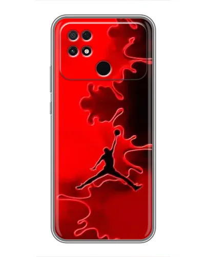 Чохол для Xiaomi POCO C40 з картинкою «Jordan Red Smoke» Чохол для Xiaomi POCO C40 з картинкою «Jordan Red Smoke»