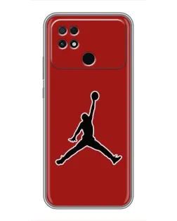 Чохол для Xiaomi POCO C40 з картинкою «Jordan Red Back»