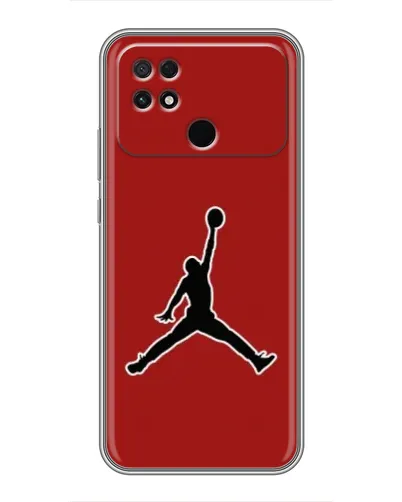 Чохол для Xiaomi POCO C40 з картинкою «Jordan Red Back» Чохол для Xiaomi POCO C40 з картинкою «Jordan Red Back»