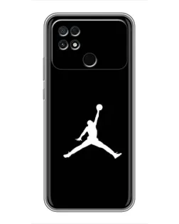 Чохол для Xiaomi POCO C40 з картинкою «Jordan Silhouette»