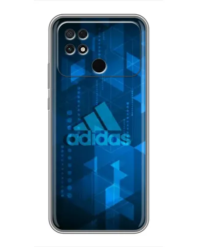 Чехол для Xiaomi POCO C40 с картинкой «Adidas Sport Art»