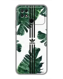 Чехол для Xiaomi POCO C40 с картинкой «Пальмовые листья адидас»